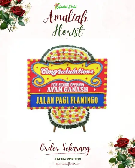 Sewa Papan Bunga Galis